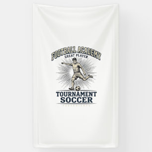 Vintage Soccer Academy Tournament Player Shirt (2) Banner