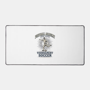 Vintage Soccer Academy Tournament Player Shirt (2) Desk Mat