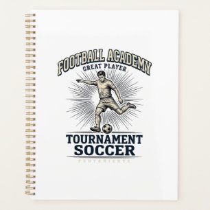 Vintage Soccer Academy Tournament Player Shirt (2) Planner