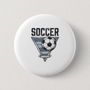 Vintage Soccer Ball Triangle Badge Shirt Design (2