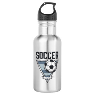 Vintage Soccer Ball Triangle Badge Shirt Design (2 532 Ml Water Bottle