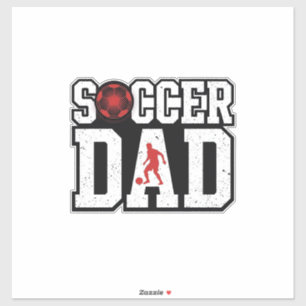 Vintage Soccer Dad Distressed Sports Typography Sh