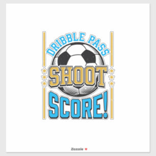 Vintage Soccer Dribble Pass Shoot Score Shirt Desi