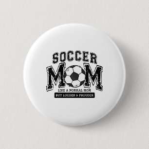 Vintage Soccer Mom Life Gift For Men Women Kid Boy 6 Cm Round Badge