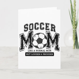 Vintage Soccer Mom Life Gift For Men Women Kid Boy Card