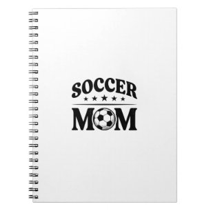Vintage Soccer Mum Shirt Vector Design_1 Notebook