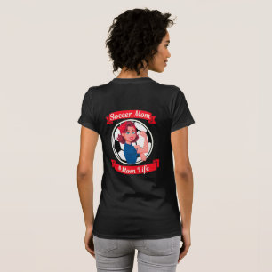 Vintage Soccer Mum with Balls  Funny Soccer Mum T-Shirt