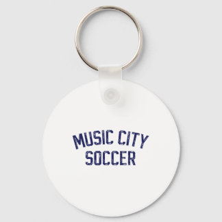 Vintage Soccer Nashville Music City Soccer Retro F Key Ring