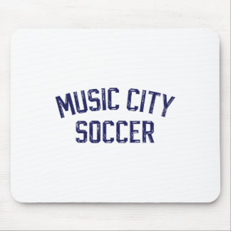 Vintage Soccer Nashville Music City Soccer Retro F Mouse Pad