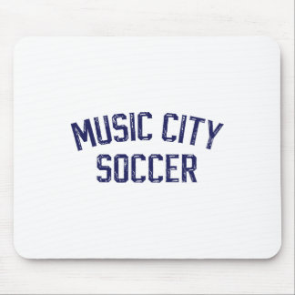 Vintage Soccer Nashville Music City Soccer Retro F Mouse Pad