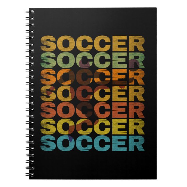VINTAGE SOCCER NOTEBOOK (Front)