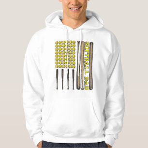 Vintage Softball Dad Bat And Ball Vector Shirt Des