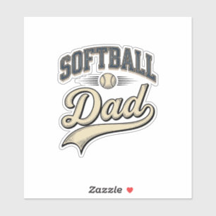 Vintage Softball Dad Sports Father Shirt Design (2