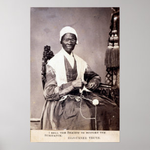 Vintage Sojourner Truth Portrait Poster