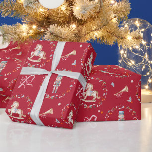 Vintage Soldier Christmas Wrapping Paper