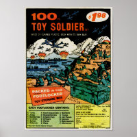 Vintage Soldiers Mail Order Advertisement Art