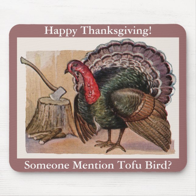 Vintage Someone Mention Tofu Bird Mousepad (Front)