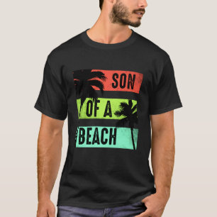 Vintage Son Of A Beach Funny Vacation For Travelle T-Shirt