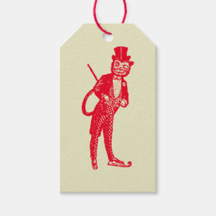 Vintage Sophisticated Opera Cat  Gift Tags