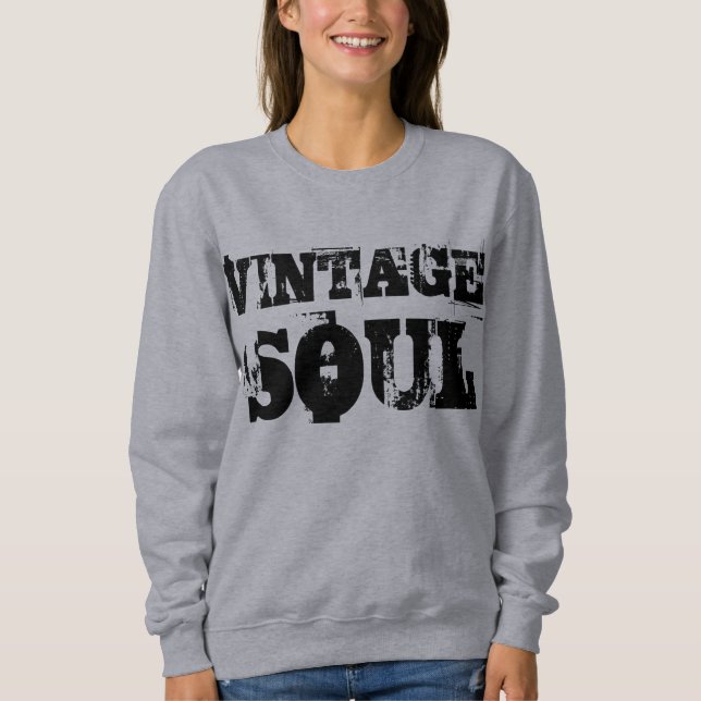 Vintage Soul Grey Sweatshirt (Front)