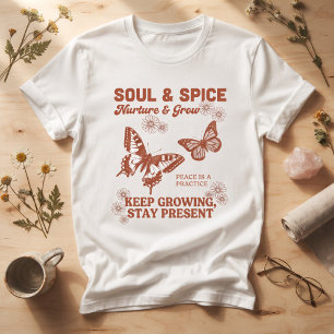 Vintage Soul & Spice Butterfly Graphic T-Shirt
