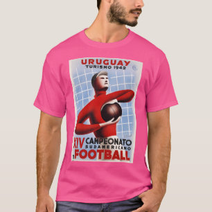 Vintage South American Football Uruguay Sport Trav T-Shirt
