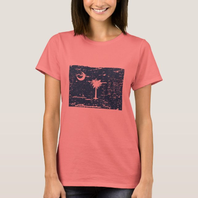 Vintage SOUTH CAROLINA Flag T-Shirt (Front)