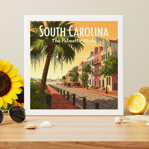 Vintage South Carolina Tile