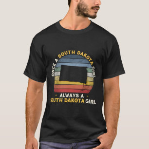 Vintage South Dakota Girls Pride Crewneck T-Shirt