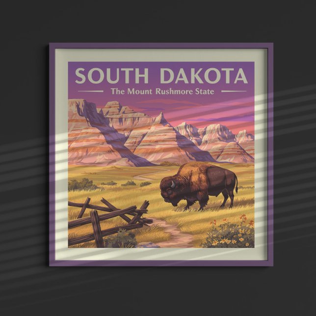 Vintage South Dakota Poster (Creator Uploaded)