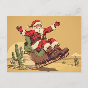 Vintage Southwestern Christmas Postcard