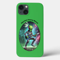 Vintage Space Alien Martian Playing the Guitar URM