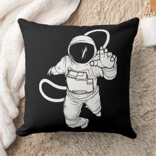 Vintage space astronaut cushion