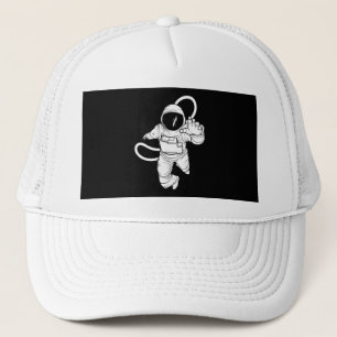 Vintage space astronaut trucker hat