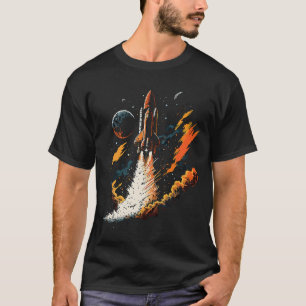 Vintage Space Shuttle Launch T-Shirt