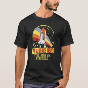 Vintage Space Shuttle Science Fiction Geek Space T-Shirt