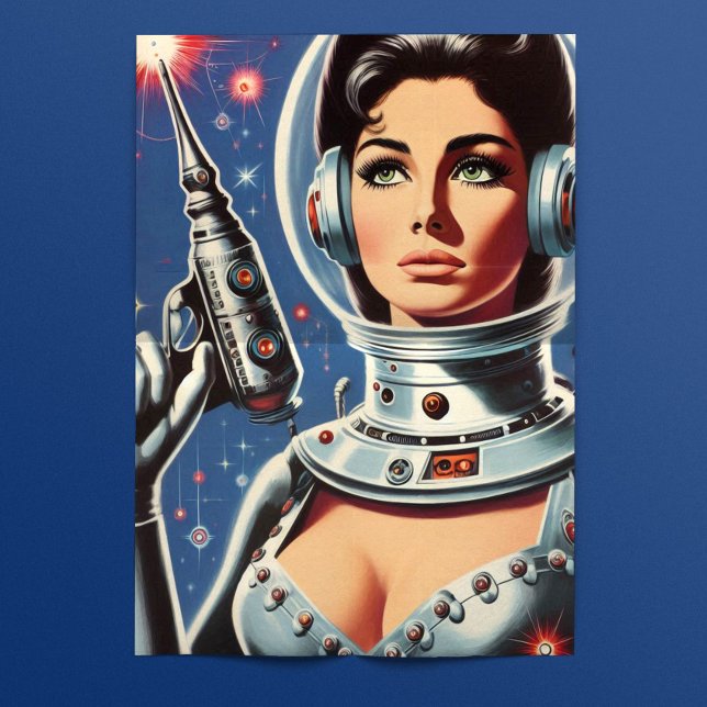 Vintage Space Woman Tissue Paper (Creator Uploaded)