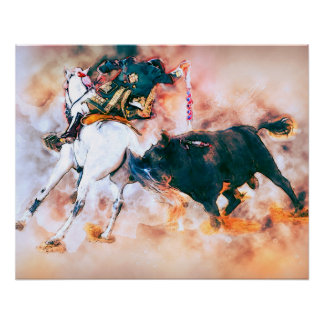 Vintage Spain Bullfight Poster