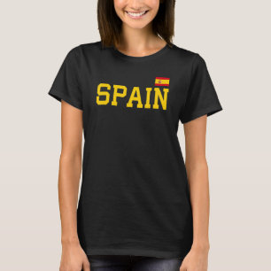 Vintage Spanish Flag Spain Pride Roots Heritage T-Shirt