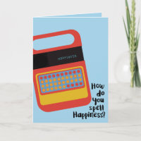 Vintage Speaking & spelling toy happy anniversary