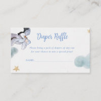 Vintage Special Delivery Stork Diaper Raffle