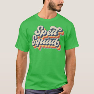 Vintage Sped Squad Special Ed Teacher Back To Scho T-Shirt