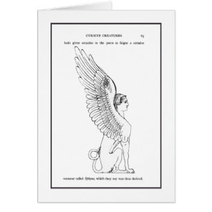 Vintage Sphinx illustration