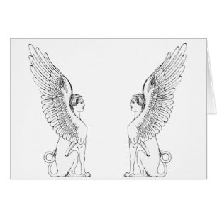 Vintage Sphinx illustration