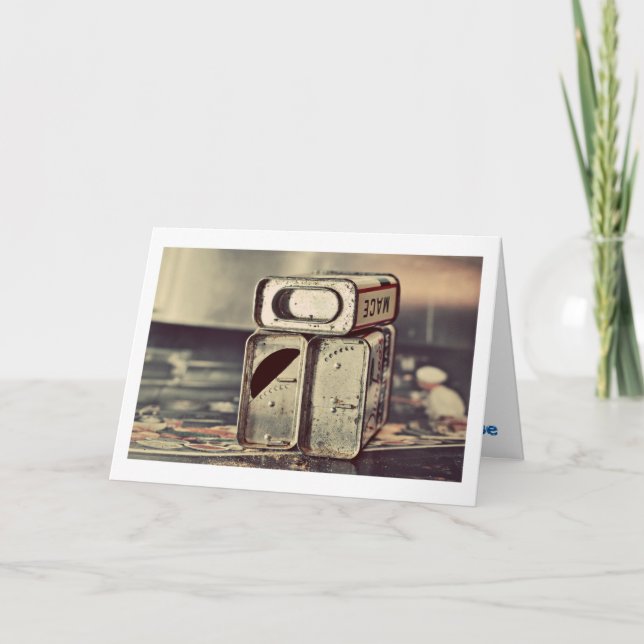 Vintage Spice Tins Holiday Card (Front)