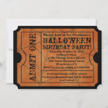 Vintage Spider Web Halloween Birthday Party