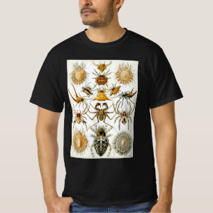 Vintage Spiders or Arachnids by Ernst Haeckel T-Shirt