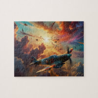 Vintage Spitfire Puzzle: Piece Together History 