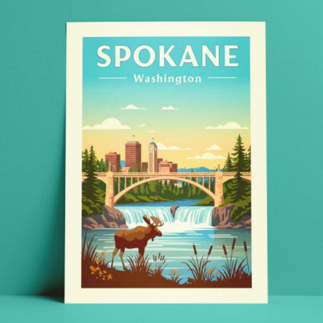 Vintage Spokane Washington Postcard (Creator Uploaded)
