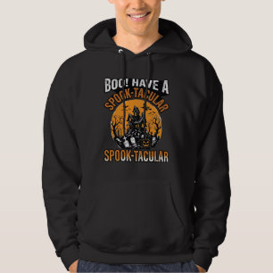 Vintage Spook-Tacular Halloween Haunted House Shir Hoodie
